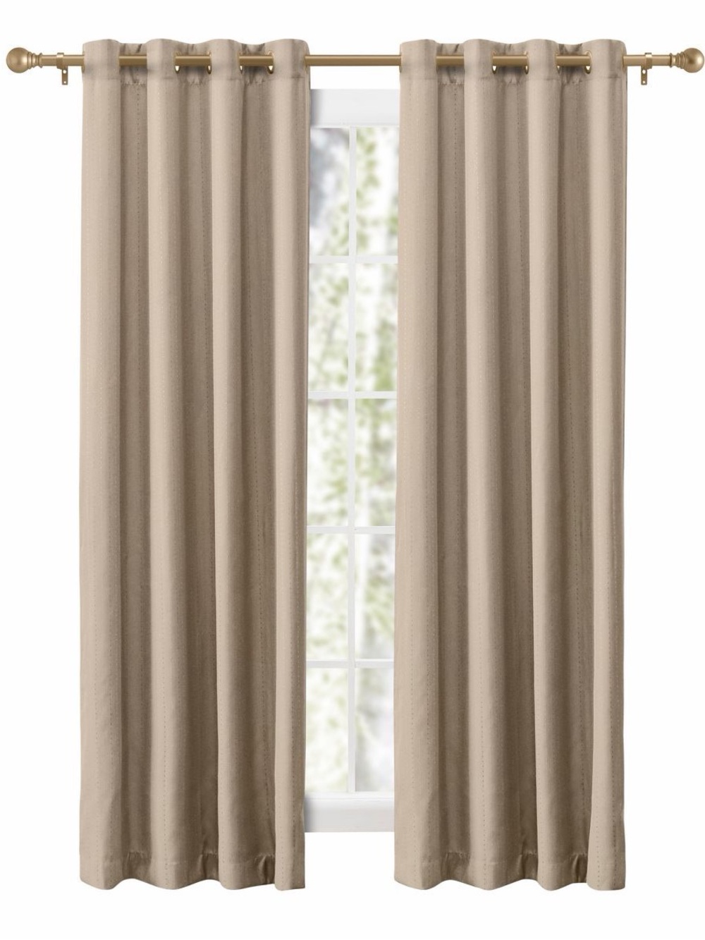 Ricardo Grand Pointe Grommet Panel 54x72 Natural NwT